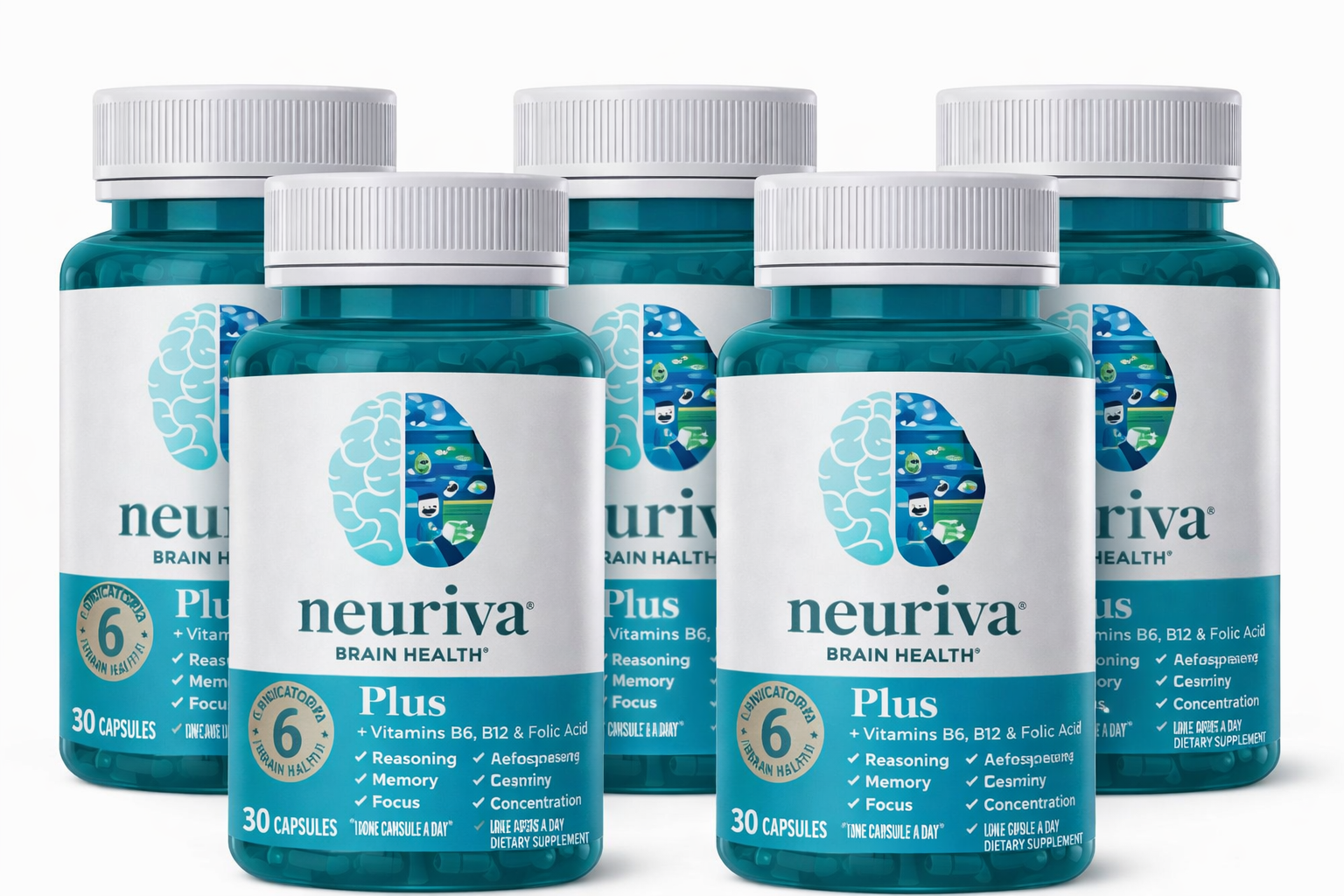 Neuriva brain health supplement bottles